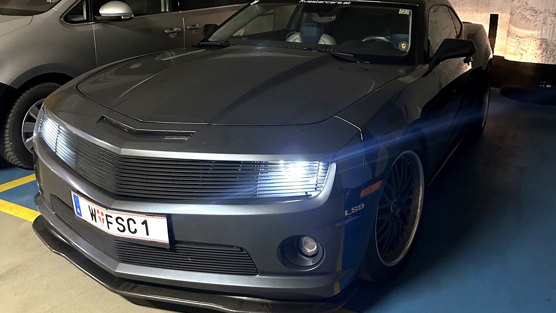 Five Star Cars' 2010 Chevrolet Camaro with the LS9 engine, Vienna plate W FSC 1